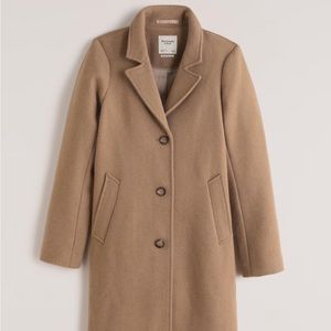 Abercrombie and Fitch XL wool-blend dad coat